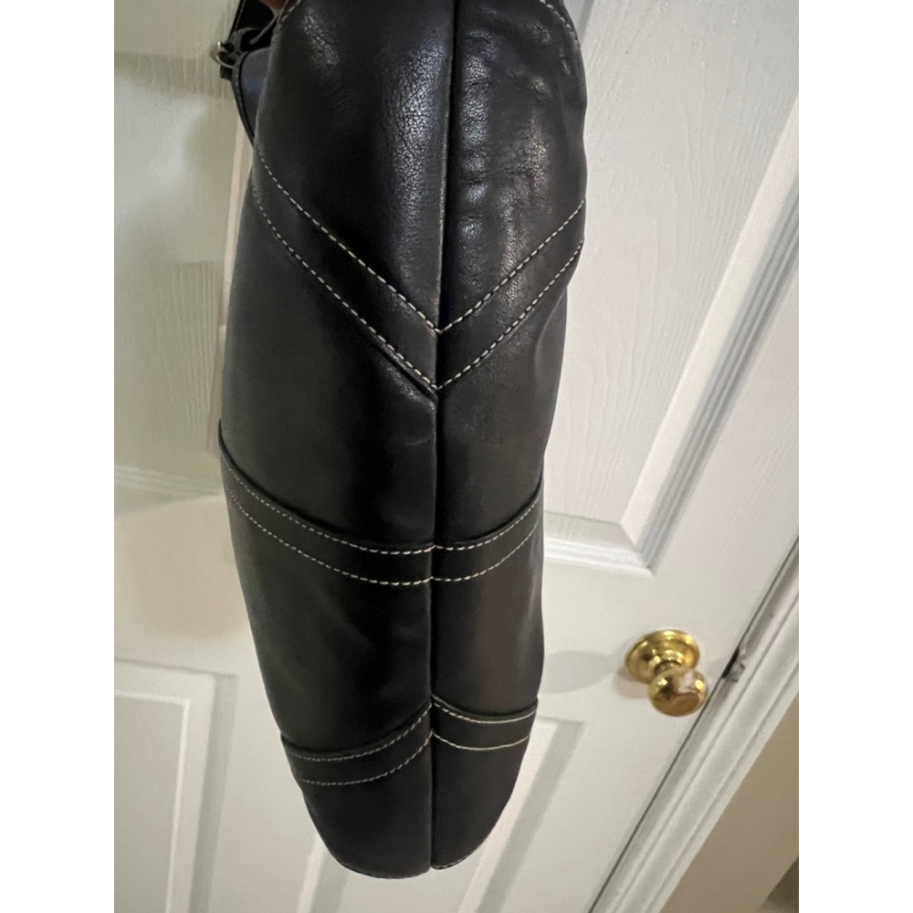 Coach 2003 soho flap buckle crossbody Black pre owned excellent for age - Picture 5 of 11